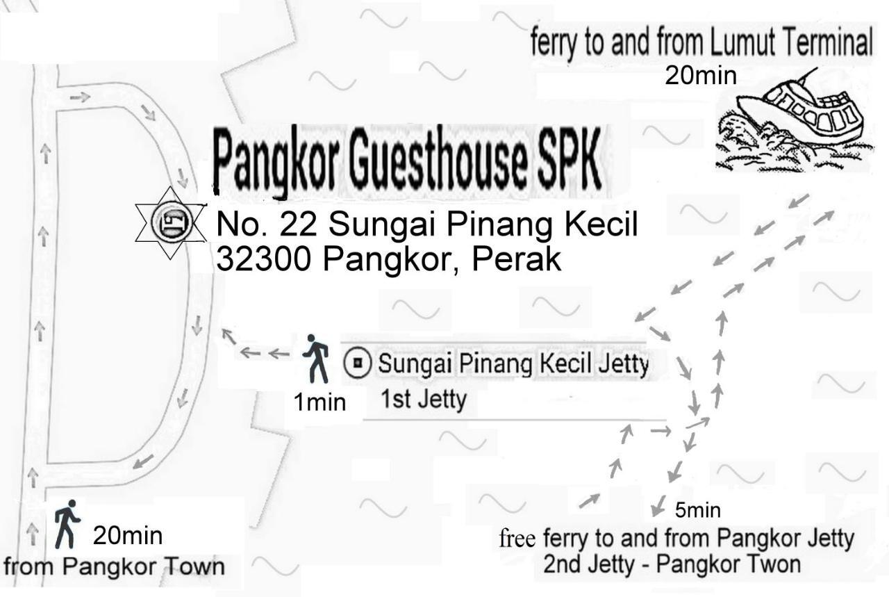 ปังกอร์ เกสต์เฮ้าส์ เอสพีเค Hotel Kampong Sungai Udang ภายนอก รูปภาพ